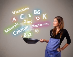 Vitamins and minerals stock image